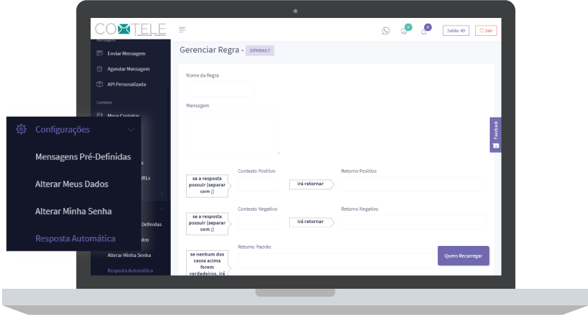 Comtele Plataforma De Envio De SMS Online Para Empresas