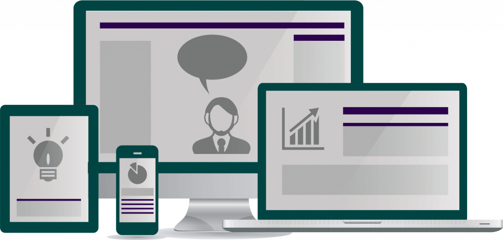 diferentes meios de comunicação para esta transformação digital
